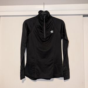 Umbro Quarter-Zip Long Sleeve Athletic Top